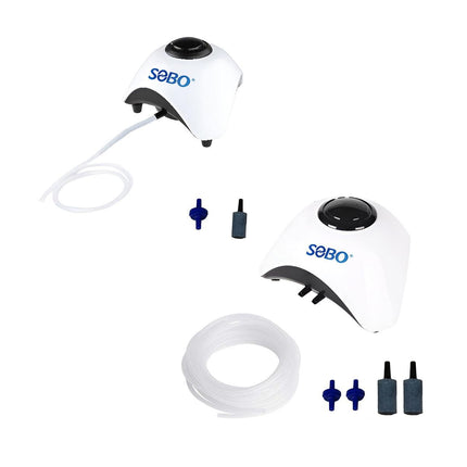 Aquarium Oxygen Pump Fish Tank Air Stone Aerator Oxygenator Pump for Freshwater
