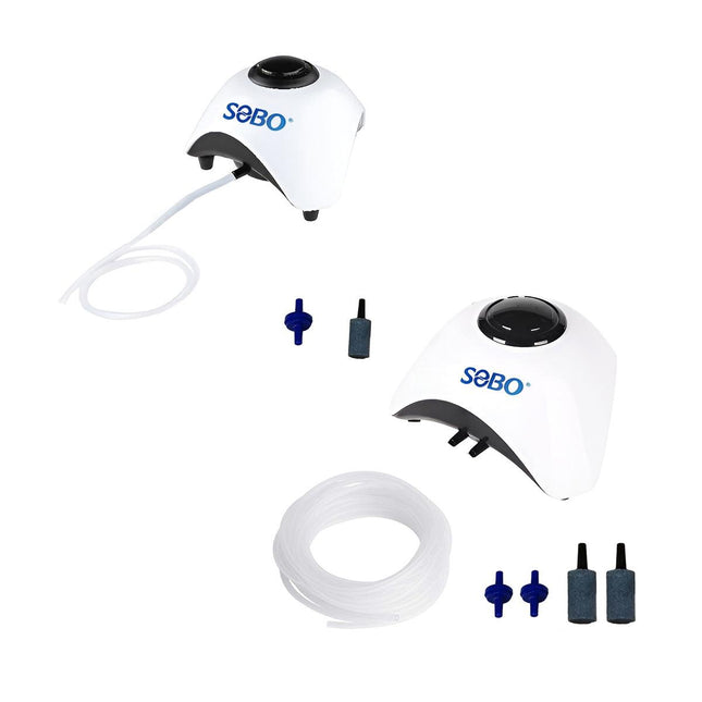 Aquarium Oxygen Pump Fish Tank Air Stone Aerator Oxygenator Pump for Freshwater