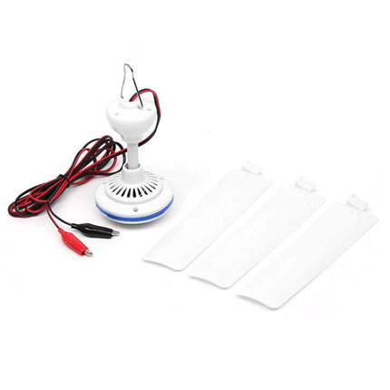 Portable 12V Ceiling Fan 3 Blade 0.7Amp Hq Caravan Camping For Solar Power