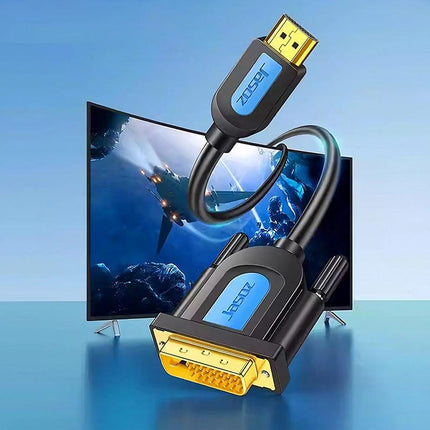 Jasoz Hdmi To Dvi 24+1 Pin Male Cable Lcd Monitor Pc Adapter Lead Plasmatv Au