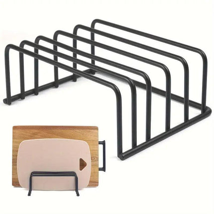 Home Kitchen Chopping Board Draining Rack Multifunction Storage Shelf Organizer