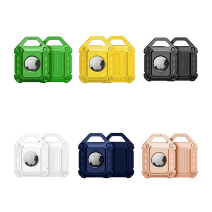 Waterproof Apple AirTag Protective Case TPU Cover Air Tag Tracker Loop Holder
