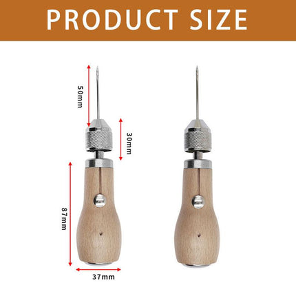 Hand Sewing Awl Kit for Leather Canvas and Heavy Fabric Repairs