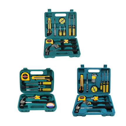 Emergency Home Toolbox Tool Set for Household Repair Kit with Essential Tools