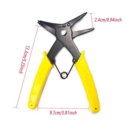 2in1 Circlip Ring Pliers Multi Functional Internal External Retaining Ring Plier