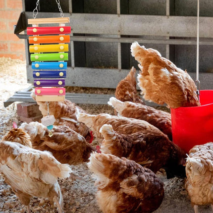 5pcs Chicken Toys Climbing Ladder Swing Hanging Toy for Hens and Poultry Play