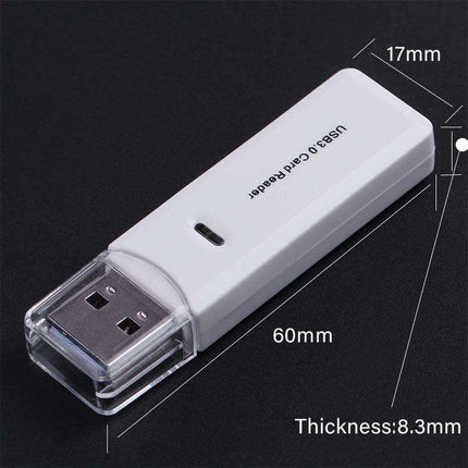2 In 1 USB 3.0 Card Memory Reader High Speed SD SDHC SDXC Micro Writer Adapter - Aimall