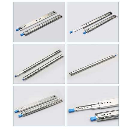 1 Pair Locking Drawer Slides Heavy Duty 120kg Runners Trailer 16 18 20 22 Inch