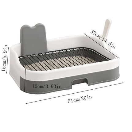 Easy Clean Dog Potty Flatbed Puppy Training Grass Mat Indoor Outdoor Dog Toilet