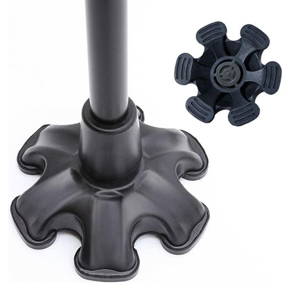 2PCS 19MM Non-Slip Rubber Foot Pads for Walking Cane Crutch Support Replacement