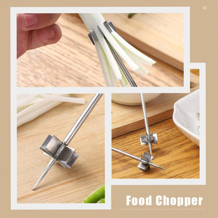 Scallion Knife Portable Kitchen Cutter For Slicing Green Onions And Spinach