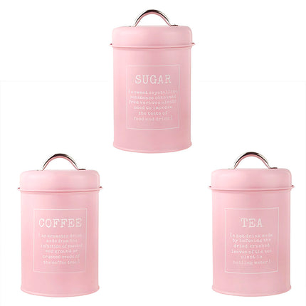3 PCS Practical Airtight Jar for Milk Powder Coffee Tea Storage Moisture Proof