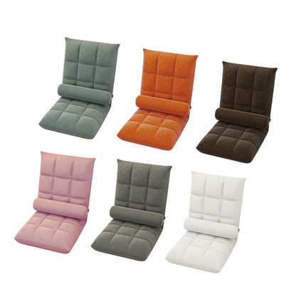 Artiss Floor Lounge Sofa Bed Chair with Lumbar Pillow Folding Adjustable Cushion