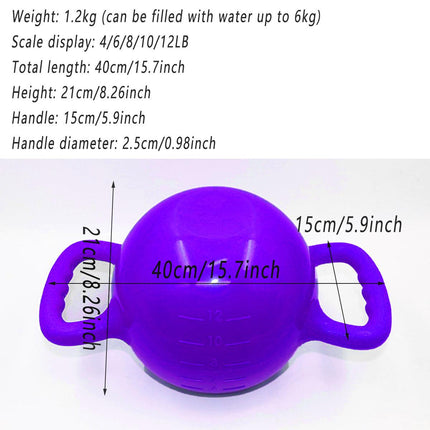 Yoga Fitness Kettle Bell Female Water Kettlebell Double Handle Pilates Dumbbells