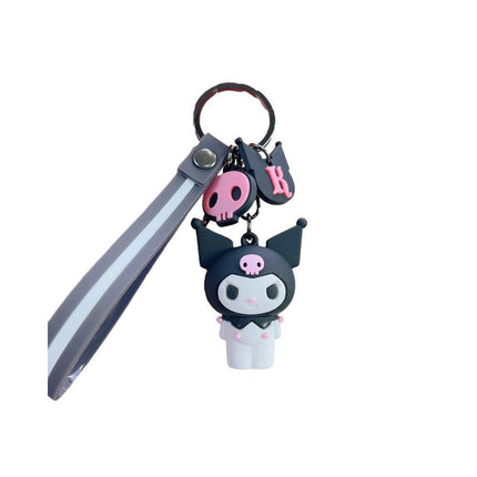 Cute Keychain Cartoon Animation Keyring Melody Kuromi Purin Pendant Accessories AU - Aimall