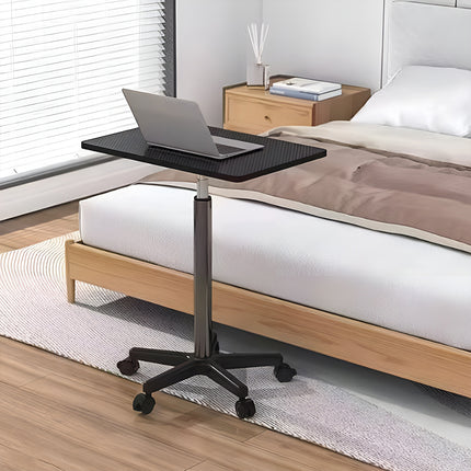 Mobile Height Adjustable Table with Wheels for Home Office Work Space Saving