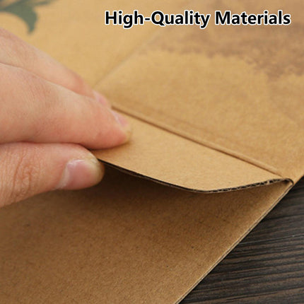 10PCS Kraft Paper Box Corrugated Packaging Box Gift Storage Transport Carton