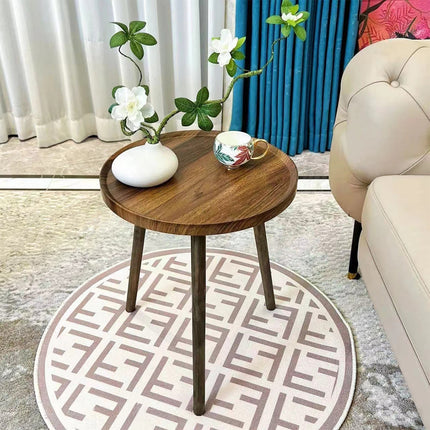 Small Tea Table Basic Model Round Coffee Table Living Room Sofa Corner Table