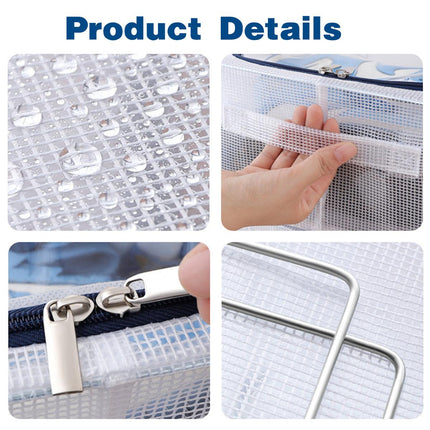 Visible Dustproof Transparent Storage Box Home Organizer for Clothes Toys Shoes