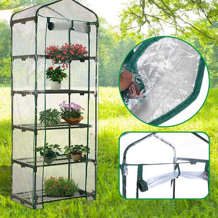 5 Tier Garden PVC Plant Insulation Warming Shed Conservatory Cover No Brackets