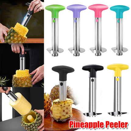 Stainless Steel Pineapple Corer Slicer Peeler Cutter Tool Easy Pineapple Cutter