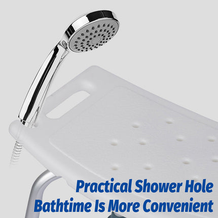 6 Positions Adjustable Medical Shower Chair Stool Bath Seat Safety Bench Durable