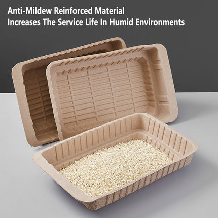 5/10PCS Portable Cat Litter Box Disposable Travel Pet Food Bowl Tray for Outdoor