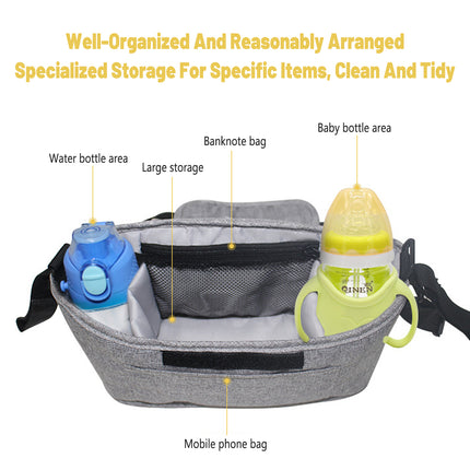 Stroller Hanging Organizer Bag Large Capacity Multi Purpose Storage Travel