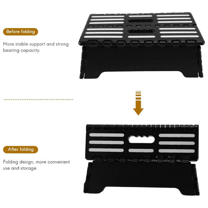 Portable Anti Slip Folding Step Stool Half Step Ladder for Elderly Seniors Use
