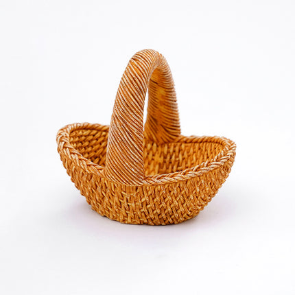 12PCS Miniature Basket Small Craft for Photography Props Home Office Desk Decor