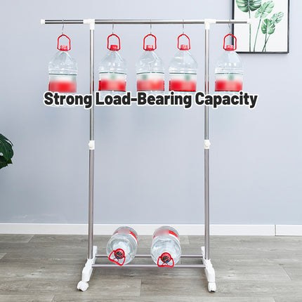 Floor-Standing Clothes Drying Rack Space Saving Durable for Home Balcony Use