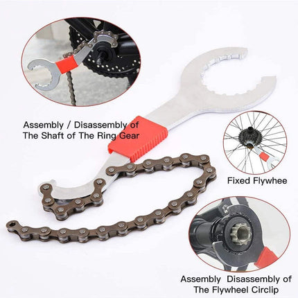 Bike Repair Tool Kit 4PCS Chain Breaker Flywheel Bottom Bracket Remover Cycling
