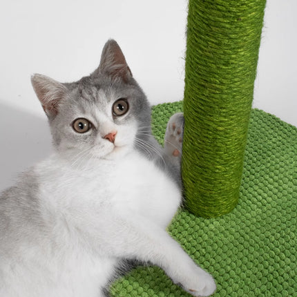 Cactus Cat Scratching Post Sisal Climbing Toy Pet Furniture Cat Scratcher Board