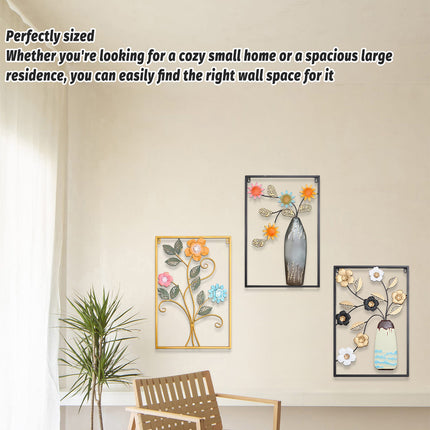 Iron Decoration Painting for Living Room Bedroom Office Housewarming Gift
