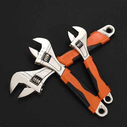 8inch 10inch 12inch Durable Chrome Vanadium Steel Rubberized Grip Adjustable Wrench
