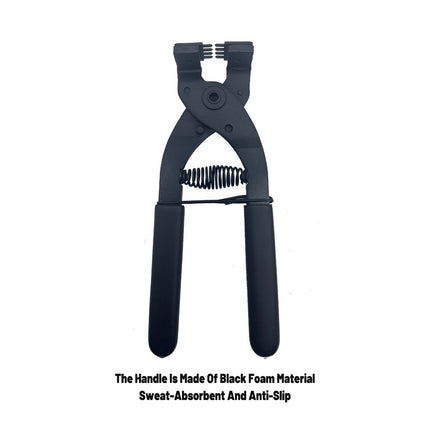 Silent Diamond Punch Pliers 4mm 4 Teeth Leather Punch Tool DIY Craft Sewing