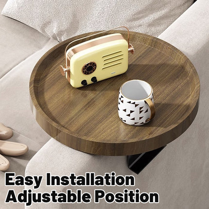 Simple Sofa Armrest Tray Adjustable Non Slip for Coffee Fruit Phone Snacks