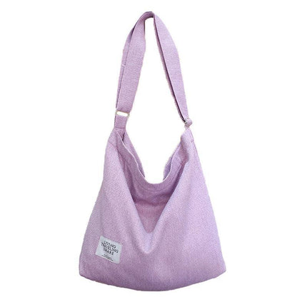 Womens Large Canvas Handbag Ladies Travel Messenger Shoulder Bag Hobo Tote Purse - Aimall