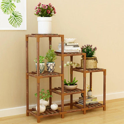 Wooden Plant Stand Display Rack Flower Pot Shelf Collection Organizer Home Decor