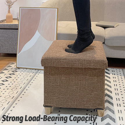 Multifunction Storage Stool Shoe Changing Bench Box Ottoman Seat Sofa Organizer