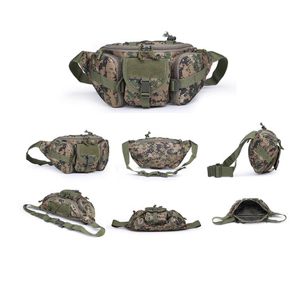 Outdoor Tactical Waist Bag Waterproof Camouflage Chest Pack Sport Travel Gear