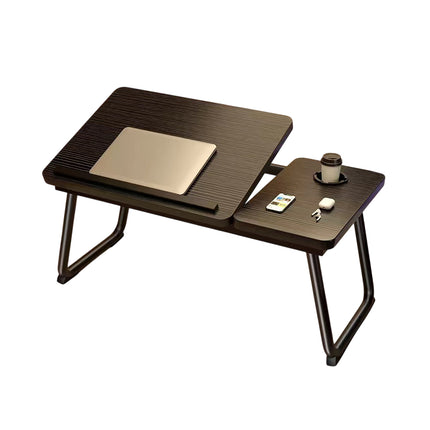 Bedside Table with Adjustable Height Folding Desktop Sturdy Space Saving Durable