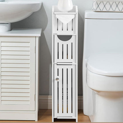 Bathroom Gap Shelf Multi-layer Storage Cabinet Toilet Organizer Restroom Rack