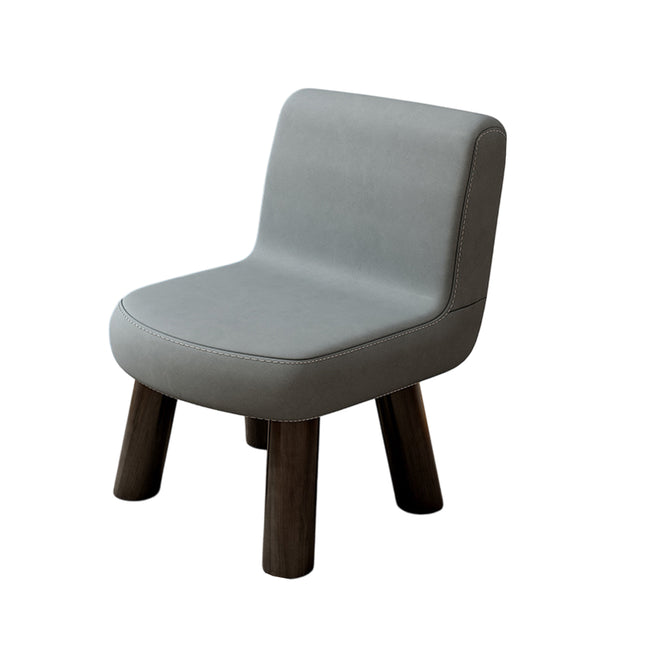 Home Use Low Stool Shoe Changing Stool with Backrest Comfortable Seat Durable