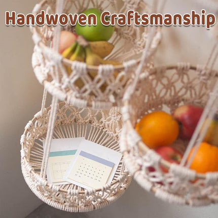 3 Layer Storage Basket for Bathroom Kitchen Bedroom Home Space Saving Durable