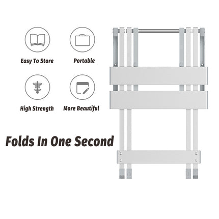 Lightweight Aluminum Alloy Folding Stool Portable for Camping Hiking Fishing