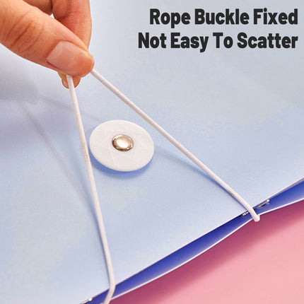 5PCS A4 Folder 30 Clear Pockets Document File Organizer for Office School Use