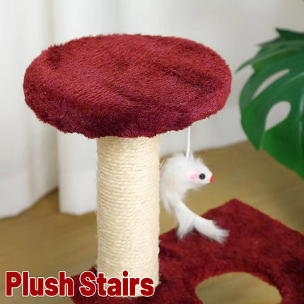 Cat Climbing Frame Small Cat Tree Scratching Post Jumping Tower for Indoor Use
