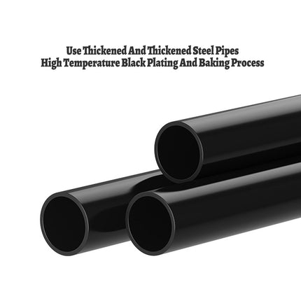 Industrial Pipe Metal Clothes Rail Heavy Duty Garment Hanging Rack Shoe Shelives