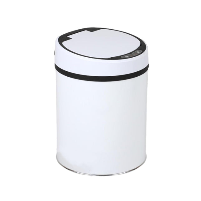 Sensor Trash Bin 12L Automatic Motion Rubbish Can White for Kitchen Home Use